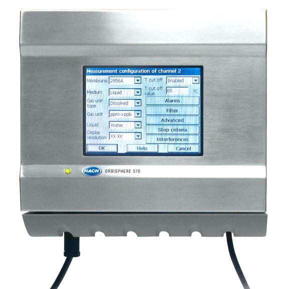 Controller for Ozone sensor, wall mount, 10-36VDC, RS+PB