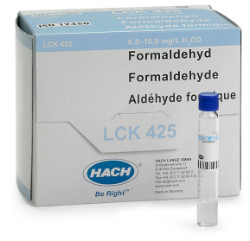 Formaldehyde cuvette test - ISO 12460, 0.5-10 mg/L H₂CO, 25 tests