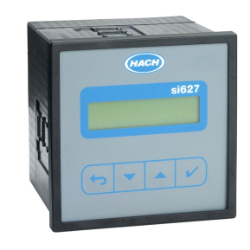 si627 P panel-mount pH transmitter, pH or mV, 24 VAC.
