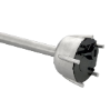 Sonatax sc Sensor with magnetic coupled wiper, stainless steel body