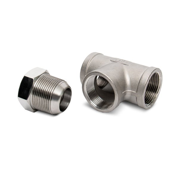 Adapter for inline mounting with tee, 1¼