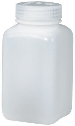 Bottle, Storage, Polyethylene, Square, 1 L, 6/pk