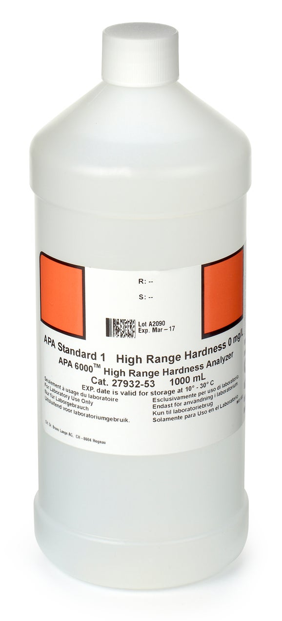 APA6000 High Range Hardness Standard 1, 0 mg/L, 1 L