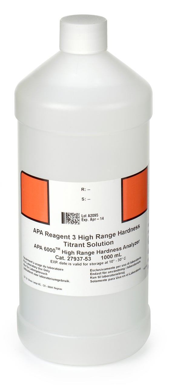 APA6000 High Range Hardness Reagent 3, Titrant, 1 L