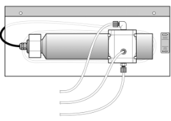 Flow through unit 50 mm for Uvas plus sc probes