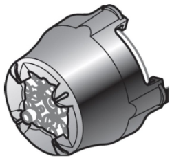 Replacement cleaning cap with nozzles for AN-ISE sc / AISE sc/ NISE sc