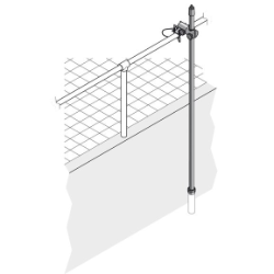 Pole mounting hardware ORP, swivel, 1